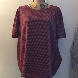 H&M wine color top